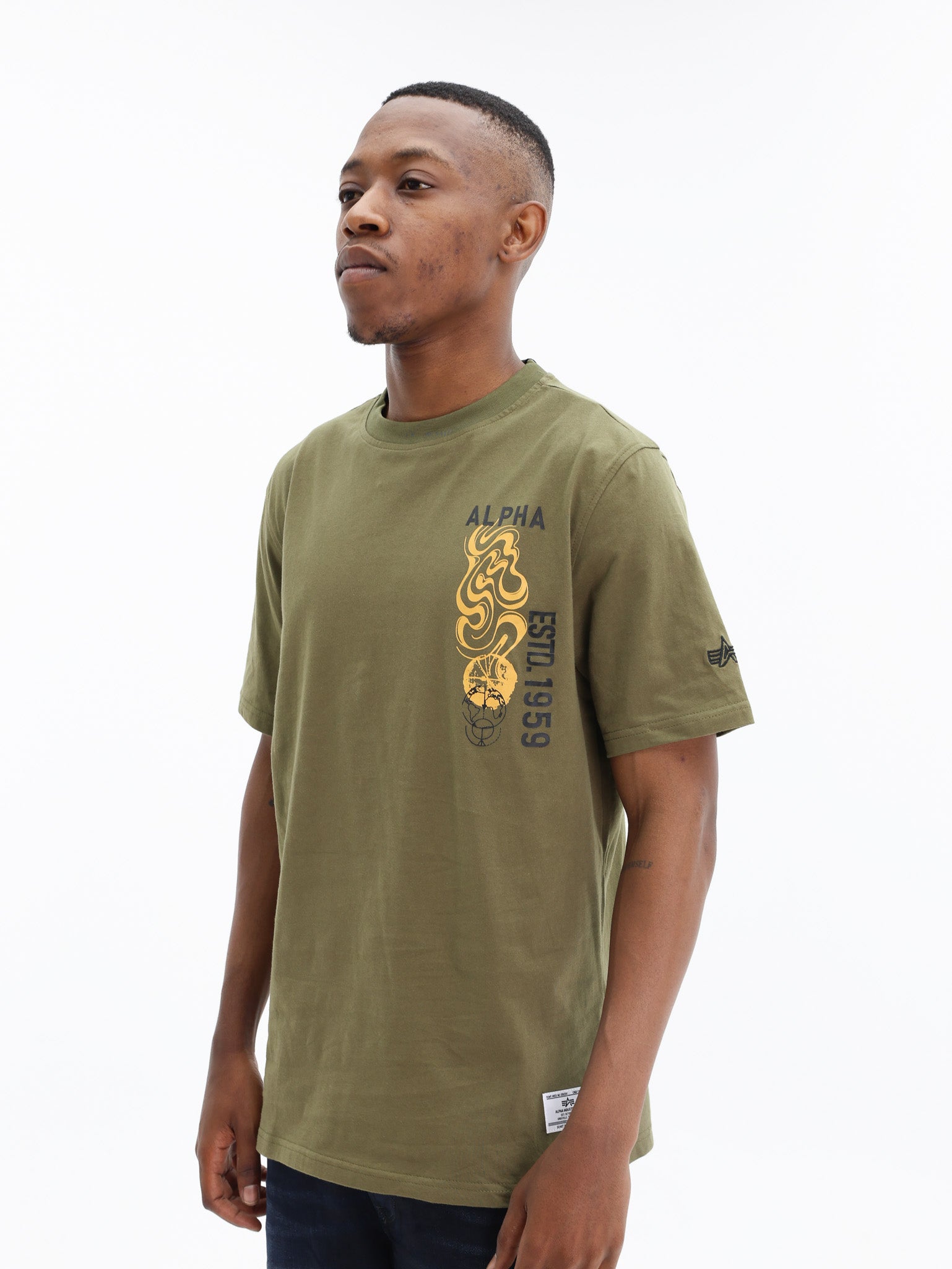 Alpha T-Shirt Global Sage